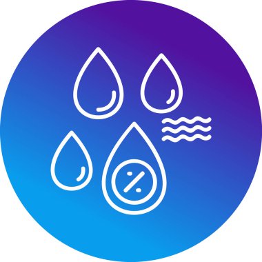 Nem. Web simgesi basit illüstrasyon          