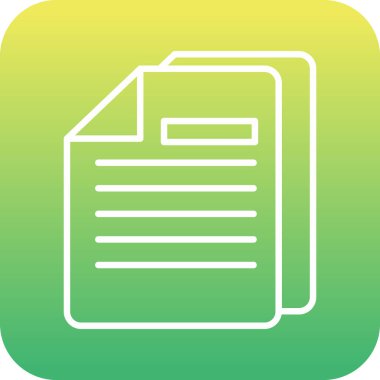 dokümanlar web simgesi vektör illüstrasyonu