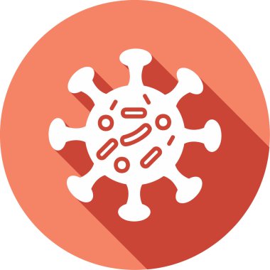 Virüs ikonu vektör illüstrasyonu 