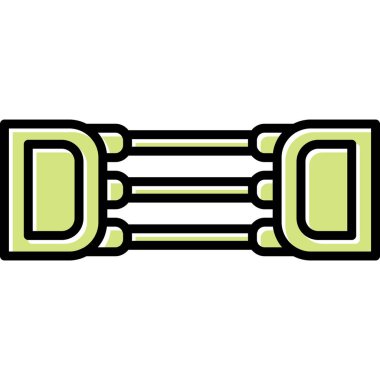 Göğüs açıcı simgesinin web illüstrasyonu