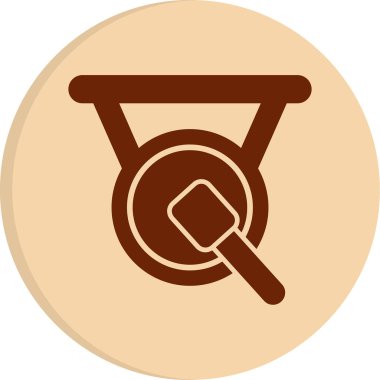gong simgesi web basit illüstrasyon