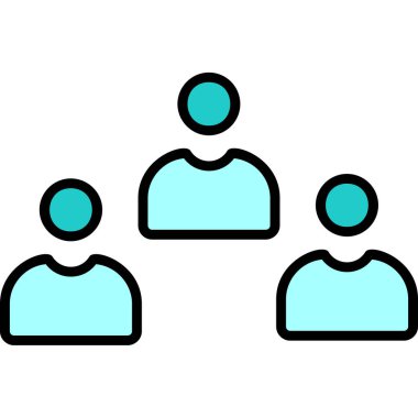 Adaylar web simgesi vektör illüstrasyonu 