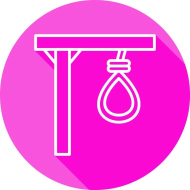 Gallow web simgesi, vektör illüstrasyonu