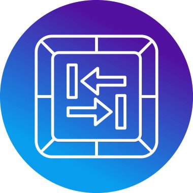 Sekme Anahtarı Web simgesi vektör çizimi