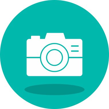 kamera simgesi vektör illüstrasyonu 