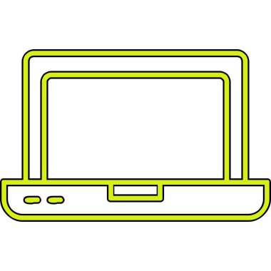 Dizüstü web simge vektör çizim 