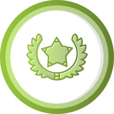 yıldız web simgesi basit illüstrasyon 