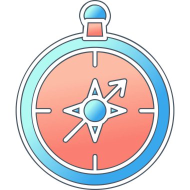 Pusula simgesi vektör resimlemesi 