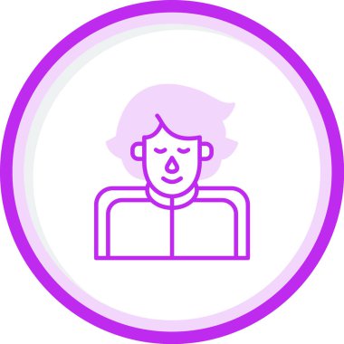 Sörfçü. Web simgesi basit illüstrasyon