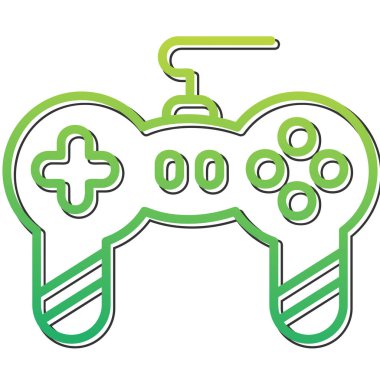 joystick web simgesi basit illüstrasyon 