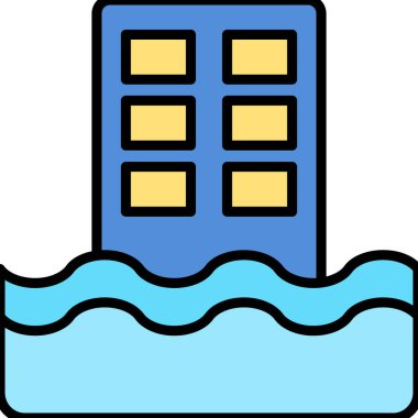 Su ikonunda Doğal Afet yuvası 