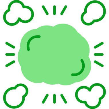 Bulutlar. Web simgesi basit illüstrasyon