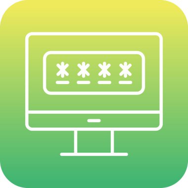 password web icon vector illustration 