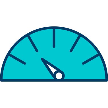 Hız göstergesinin vektör illüstrasyonu 