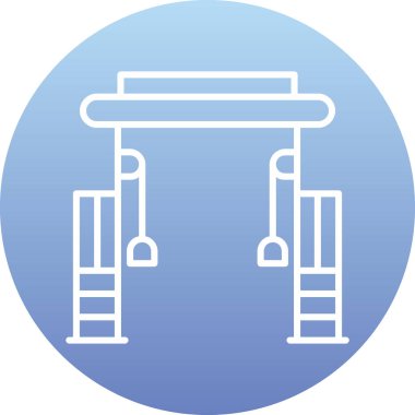 Cable Crossover Web simgesi basit illüstrasyonuName