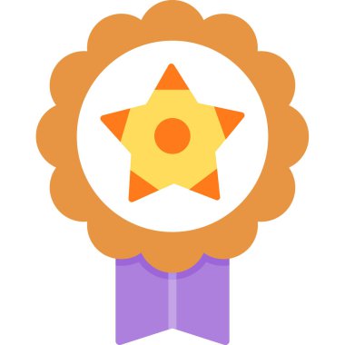 yıldız web simgesi basit illüstrasyon 