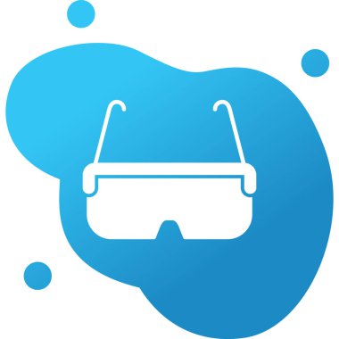 Gözlük. Web simgesi basit illüstrasyon 