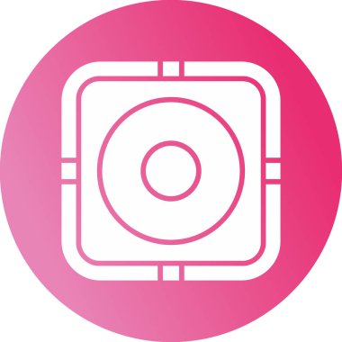 kayıt simgesi, vektör illüstrasyonu