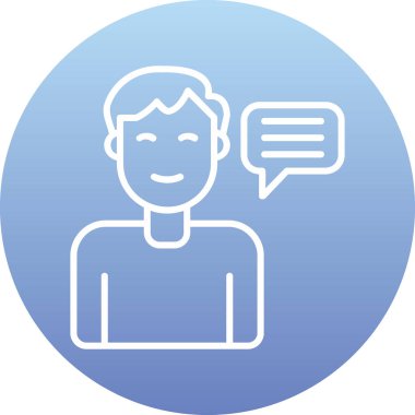 Tavsiye Ağı simgesi basit illüstrasyon