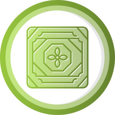 Döşeme. Web simgesi basit illüstrasyon