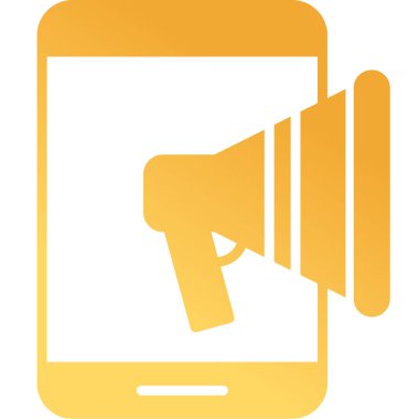 Cep Telefonu Web simgesi vektör illüstrasyonu