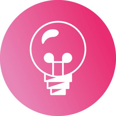 ampul ışık kutsal kişilerin resmi. Vektör çizim 