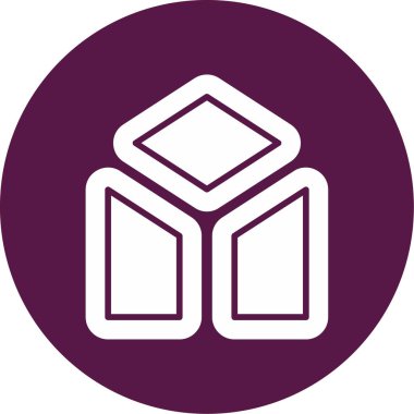 küp web simgesi basit tasarım 