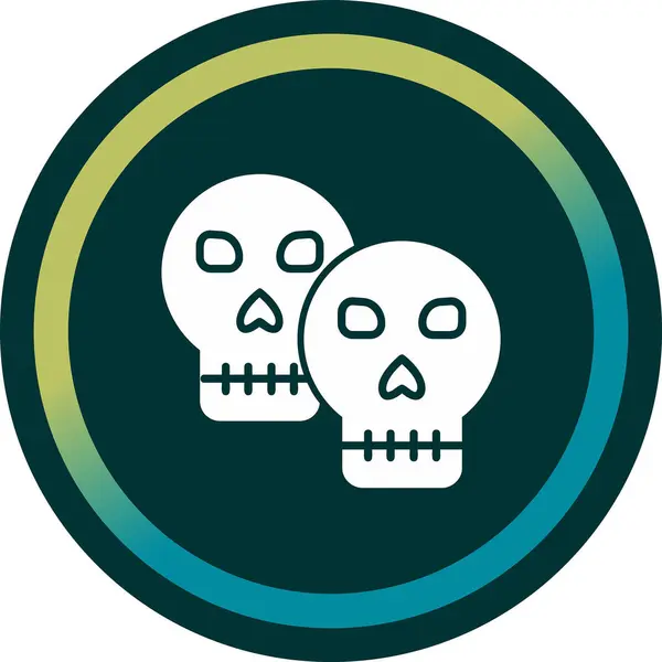 Skulls icon vector illustration — Illustration Skulls Icon Vector Illustration — Stock Vector