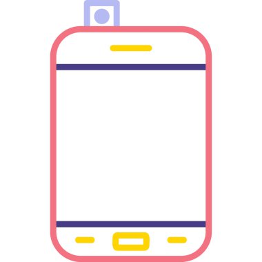 Smartphone web simgesi, vektör çizim 