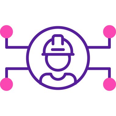 Mühendislik simgesinin vektör çizimi 