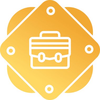 Bavul web simgesi, vektör çizim