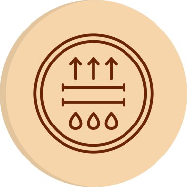 Nem. Web simgesi vektör illüstrasyonu