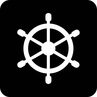 Dümen. Web simgesi basit illüstrasyon