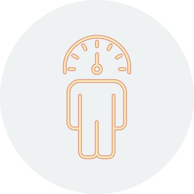 Web için performans simgesi illüstrasyon vektör simgesi 