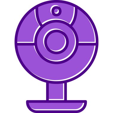 Web kamera simge vektör çizim