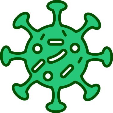 Virüs ikonu vektör illüstrasyonu 
