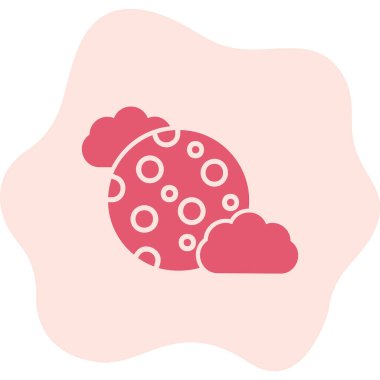 Dolunay simgesi, vektör illüstrasyonu