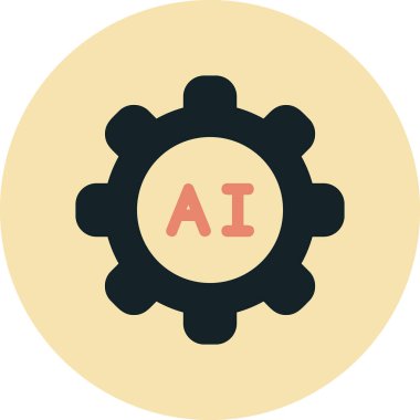 Ai Ayarları web simgesi, vektör illüstrasyonu 