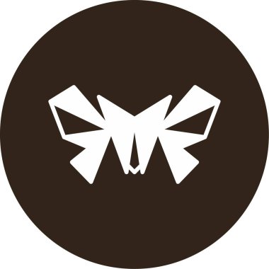 Kelebek simgesi, basit web illüstrasyonu