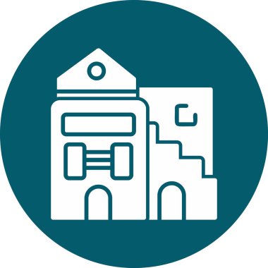 vektör evi oluşturma simgesi, modern tasarım illüstrasyonu 