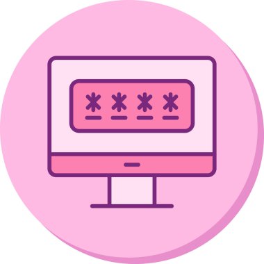 password web icon vector illustration 