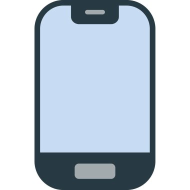 Smartphone web simgesi, vektör çizim 