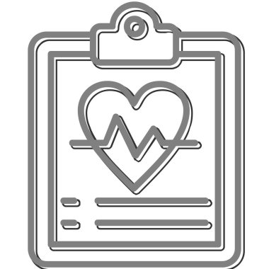 Tıbbi ikonun vektör illüstrasyonu, Sağlık kavramı       