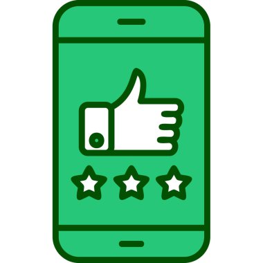 derecelendirme simgesi, vektör illüstrasyonu basit tasarım