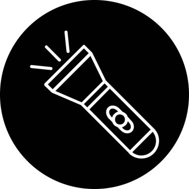 el feneri. Web simgesi basit illüstrasyon