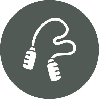 atlama ipi web simgesi, illüstrasyon vektör