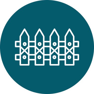 Çitin vektör illüstrasyonu