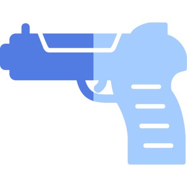 Silah. Web simgesi basit illüstrasyon 