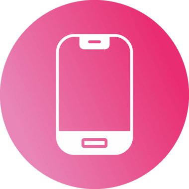 Smartphone web simgesi, vektör çizim 