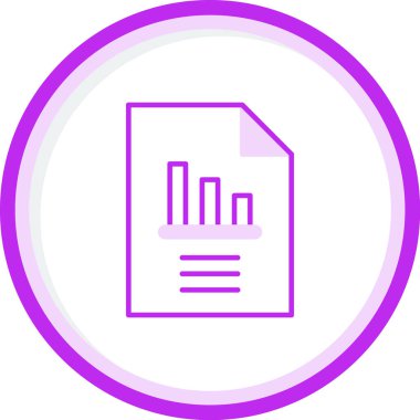 rapor web simge vektör çizim 